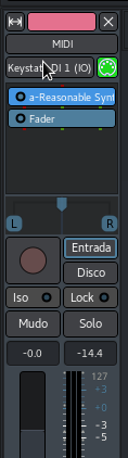 entrada midi mezclador