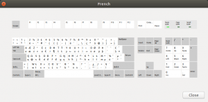 Distribución de teclado en francés AZERTY